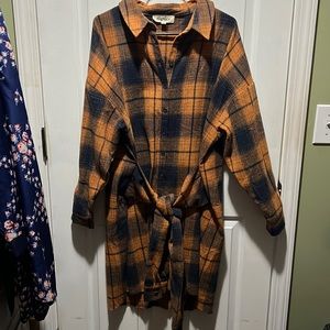 Haptics flannel dress from Chic Soul 1X